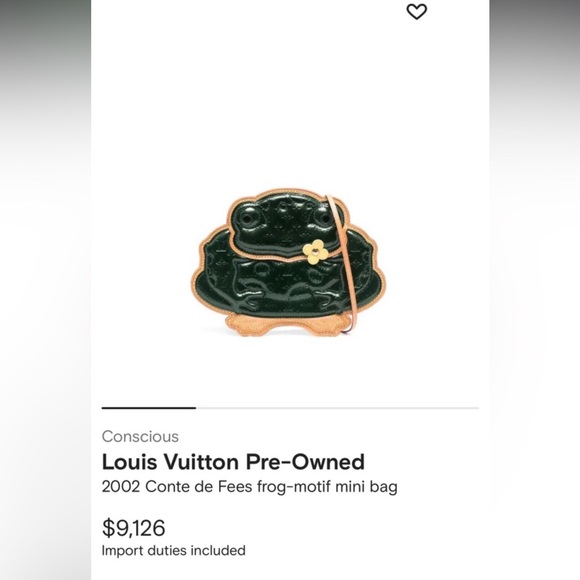 Limited Edition Louis Vuitton Conte de Fees Frog Crossbody - Picture 2 of 14